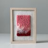 Coral X - unieke handgemaakte wanddecoratie in wol