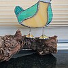 Daddy Duck in Glas in Lood/Tiffany