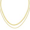 Dubbele Lagen Ketting - 18K Gold Plated