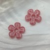 Epoxy hangers voor creolen - bloem - meerdere varianten beschikbaar
