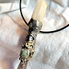Fairy ketting auraliet, citrien en mosagaat