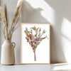 Flower Bouquet – botanische poster met droogbloemen