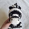 Gehaakte zebra knuffel