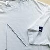 Hand bedrukt, wit katoenen t-shirt, grappig vissen design, "Love Fishing", men's, extra extra large