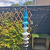 Handgemaakte gehaakte hanglamp van katoen – bohemian woondecoratie