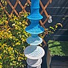 Handgemaakte gehaakte hanglamp van katoen – bohemian woondecoratie