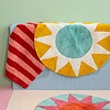 Kitsch Kitchen badmat soleil rond blauw