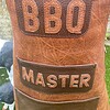 Leren BBQ schort Persoonlijk en uniek