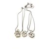 Madelief hanger - 999 fijnzilver verzilverd - Echt madeliefje