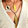 Merelveer hanger - 24 karaat goud of zilver - Echte merelveer