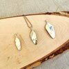 Merelveer hanger - 24 karaat goud of zilver - Echte merelveer