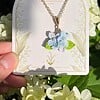 Micro Gehaakte Hortensia ketting