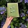 Micro Gehaakte Hortensia Oorringen Oorbellenj