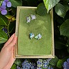 Micro Gehaakte Hortensia Oorringen Oorbellenj