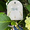Microgehaakte Hortensia Oorknopjes