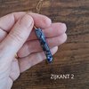 Paars zwarte hanger - speciaal juweel - slechts één exemplaar - geschenk verjaardag vriendin - handgemaakte halsketting