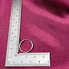 RVS creolen voor epoxy hangers - rond dun