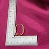 RVS creolen voor epoxy hangers - U dun