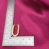 RVS creolen voor epoxy hangers - U groot