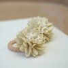 Set elastieken bloemen (eerste haren/ onder vlechten)