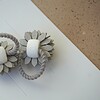 Set elastieken bloemen (eerste haren/ onder vlechten)