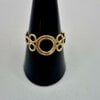 Speelse tweekleurige ring