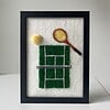 Tennis - uniek handgemaakt werk van wol