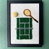 Tennis - uniek handgemaakt werk van wol