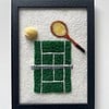 Tennis - uniek handgemaakt werk van wol