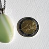 RVS ketting met uniek "Ondiepe Kust 002" glas hanger