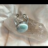 Verstelbare ring met Larimar