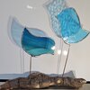 Vrolijke fluiters. Glas in lood/Tiffany