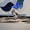 Vrolijke fluiters. Glas in lood/Tiffany