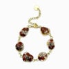 Armband met Steenvormige Hangers Gevuld met Echte Bloemen uit Scheveningen (The Final Chapter)