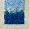 Blue Mountain - unieke handgemaakte wanddecoratie in wol