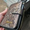 Chris Peterson Amsterdam – Leren Damesportemonnee Snake Print – Laatste Stuk! 🐍✨