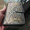 Chris Peterson Amsterdam – Leren Damesportemonnee Snake Print – Laatste Stuk! 🐍✨