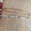 Dubbele RVS armband met Amazoniet – 16K goud verguld