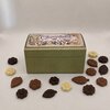 Handgedecoreerde bamboe bewaardoos ‘Chocolate’