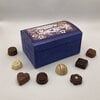 Handgedecoreerde bamboe bewaardoos ‘More Chocolate’
