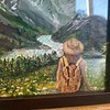 Into the Mountains – origineel kunstwerk op kaart van de Rocky Mountains
