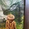 Into the Mountains – origineel kunstwerk op kaart van de Rocky Mountains