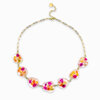 Ketting met Stenen Gevuld met Echte Bloemen uit Den Haag (Fleur de Soleil)
