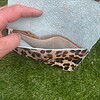 Leren portemonnee met dierenprint