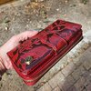 Luxe Gregorio Damesportemonnee van Echt Leer – Bloemenprint, RFID & Geschenkdoos