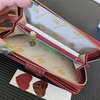 Luxe Gregorio Damesportemonnee van Echt Leer – Bloemenprint, RFID & Geschenkdoos