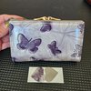 Luxe Leren Damesportemonnee met Vlinders – RFID Bescherming – Veel Pasjesvakken – Prachtig Cadeau voor Haar