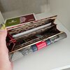 Luxe Peterson damesportemonnee van echt leer – rood & slangenprint