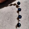Moonlight: armband met blauwe tijgeroog en maansteen