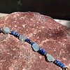 Ocean: ketting met ruwe Aquamarijn en Lapis Lazuli